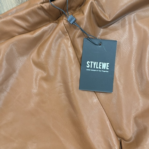 Stylewe Faux Leather Pants - Picture 4 of 6